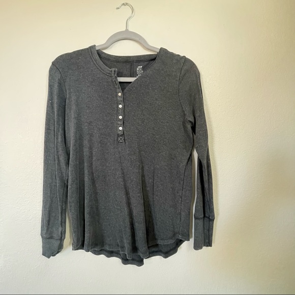 AerieRealSoft Long Sleeve Shirt - Picture 2 of 4